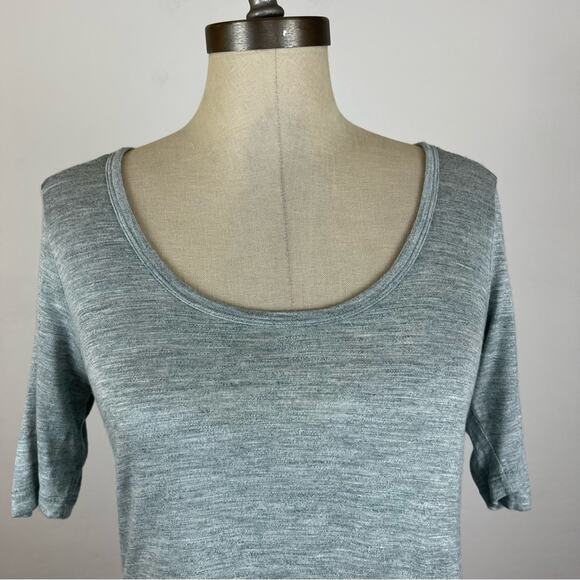 Madewell Anthem Scoop Elbow Sleeve Tee in Colorblock - Picture 4 of 8